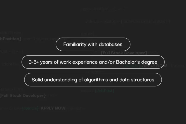 Requisitos para Desarrollador Full-Stack