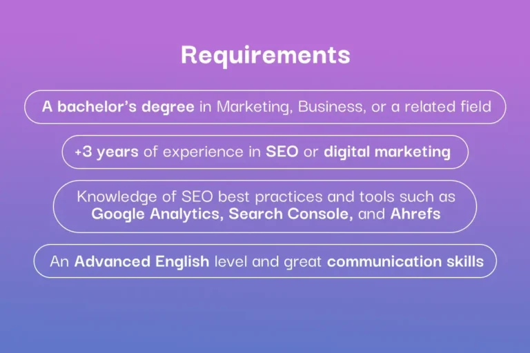 SEO Specialist. 2