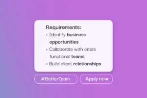 Business Developer Requirements