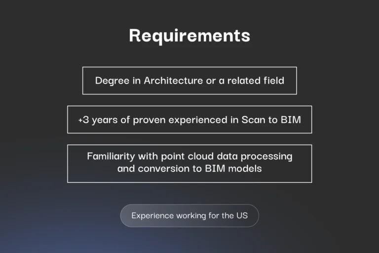 2 Architect with experience in Scan to BIM