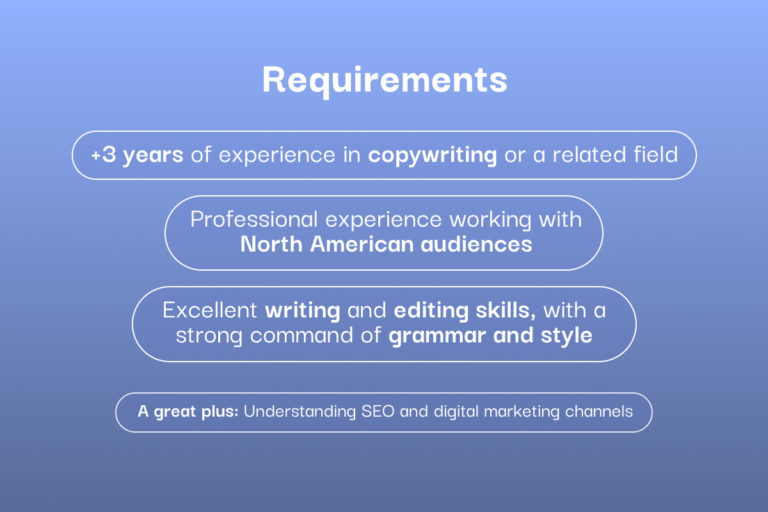 Copywriter with US Experience (Internal Team, Full-Time) 2