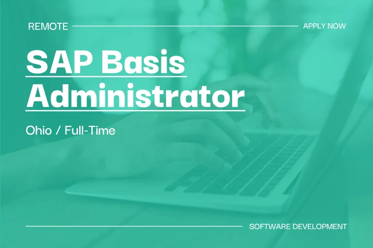 SAP Basis Administrator (Ohio, Full Time) 1 (2)