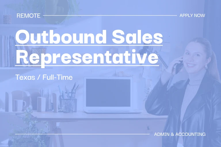 Outbound Sales Representative (Texas, Full Time) 1