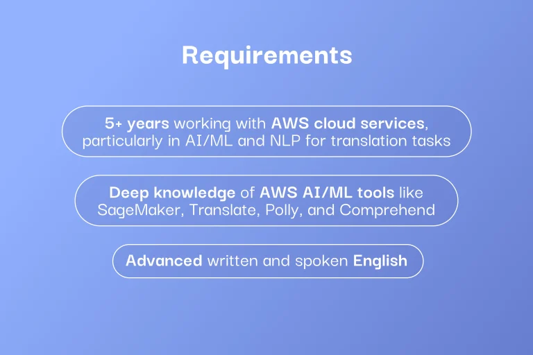 AWS Lead Developer for AI (Full Time, Ohio) 2