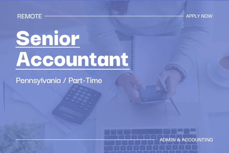 Senior Accountant (Part Time, Pennsylvania) 1