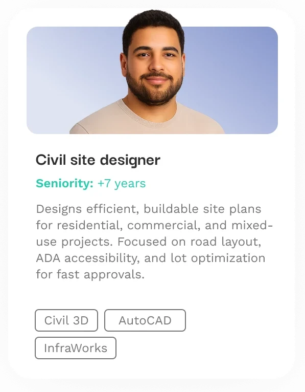 Civil site designer