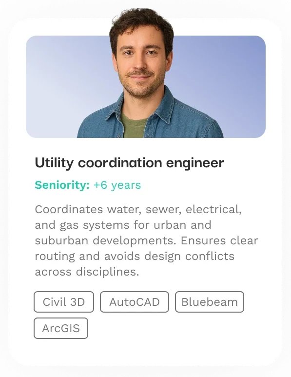 Utility coordination engineer