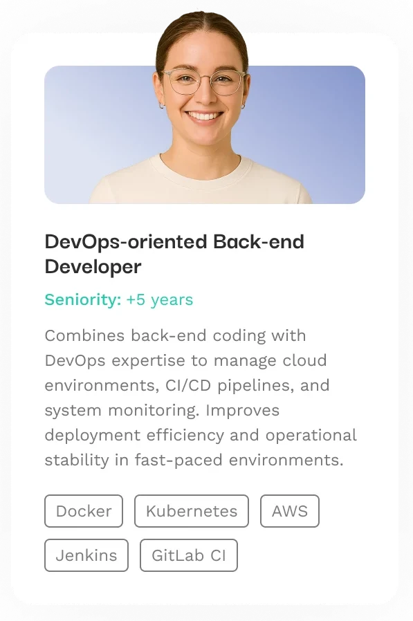 DevOps-oriented Back-end Developer